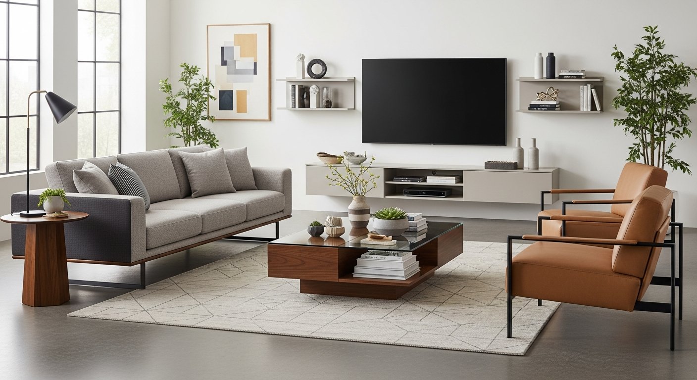 Modern living room furniture collection