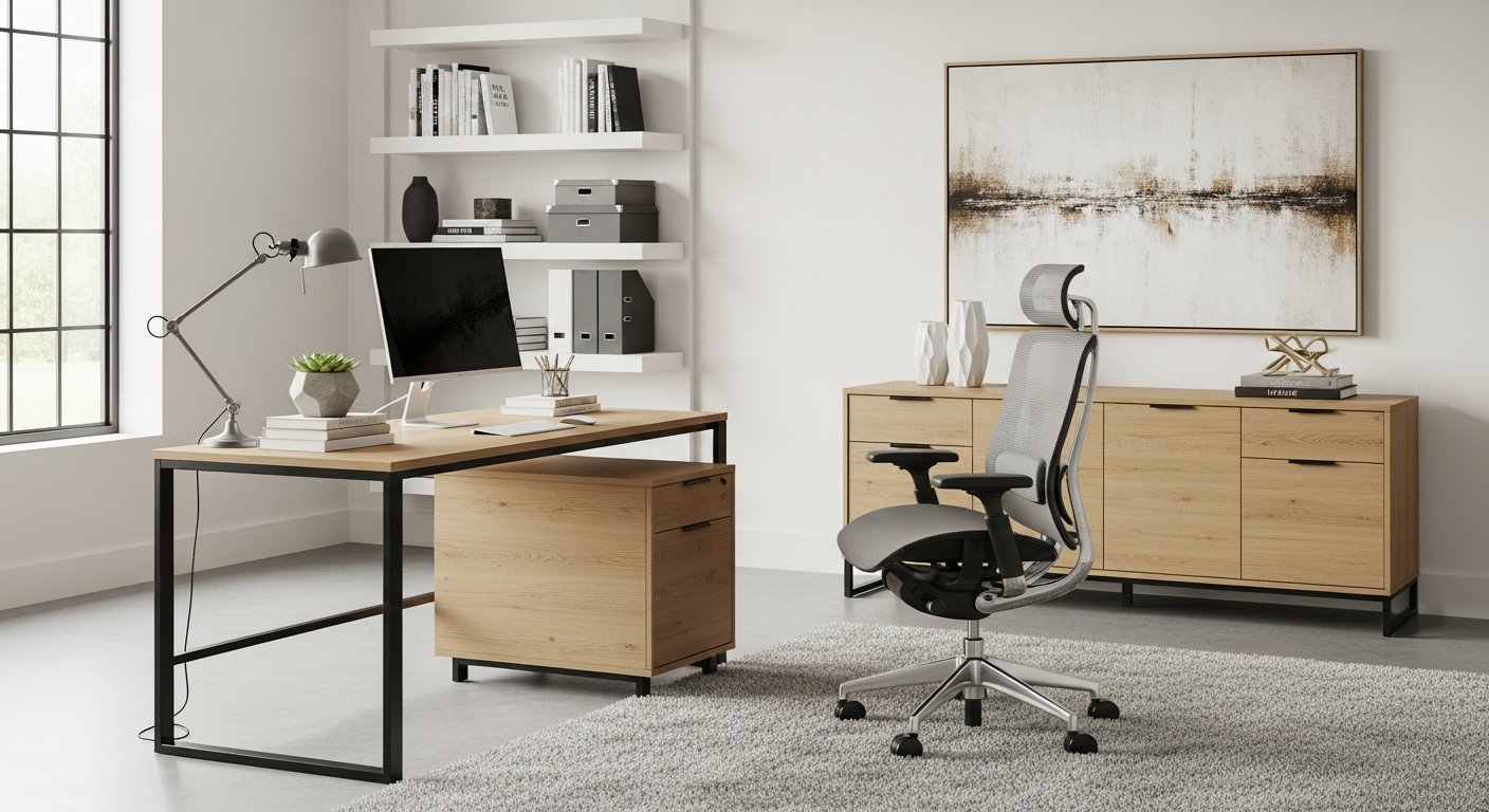 Modern home office furniture collection